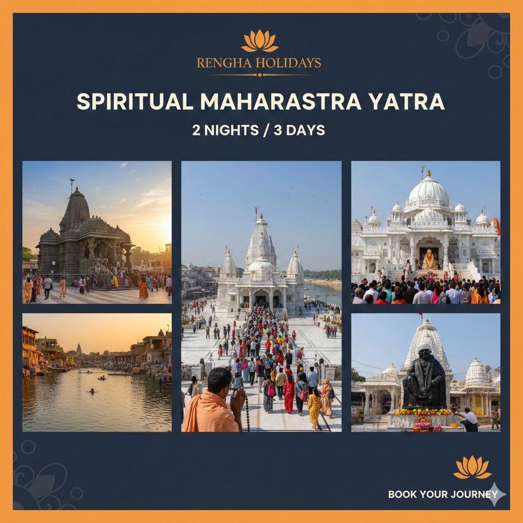 Karaikudi to Shirdi: 3-Day Divine Loop (Nashik & Pandharpur)