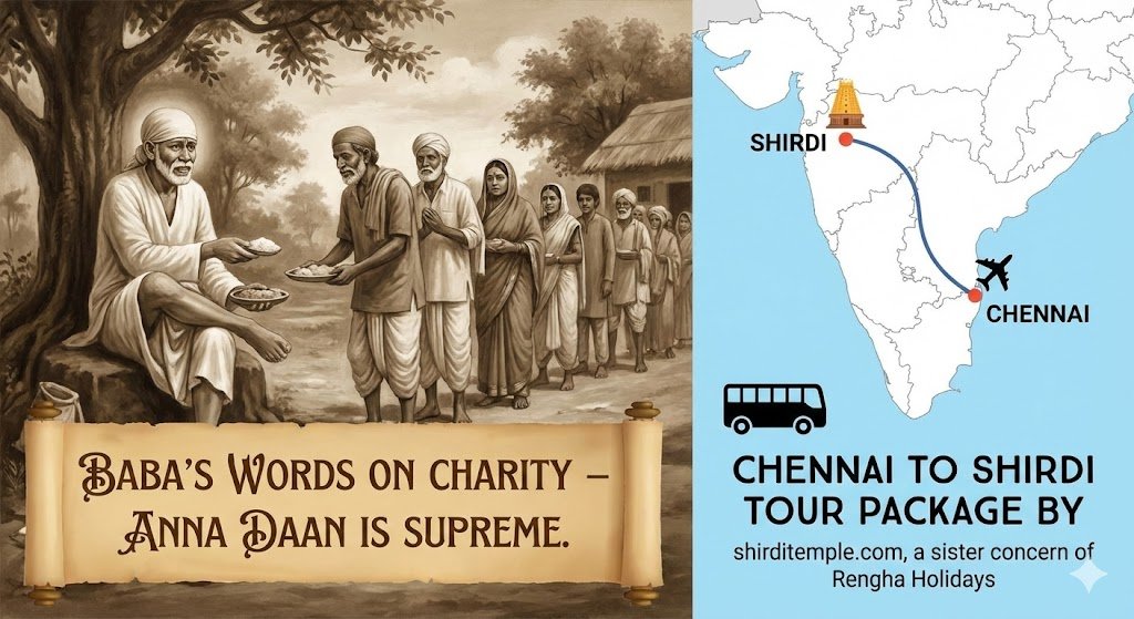 Baba’s Words on Charity: The Spiritual Power of Giving & Your Path to Shirdi