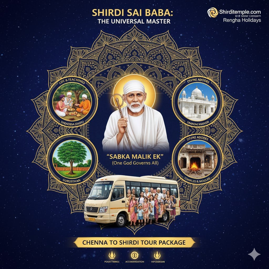 Ramanathapuram to Shirdi Flight Package via Chennai | 2N 3D Shirdi, Ajanta & Ellora Tour | Rengha Holidays