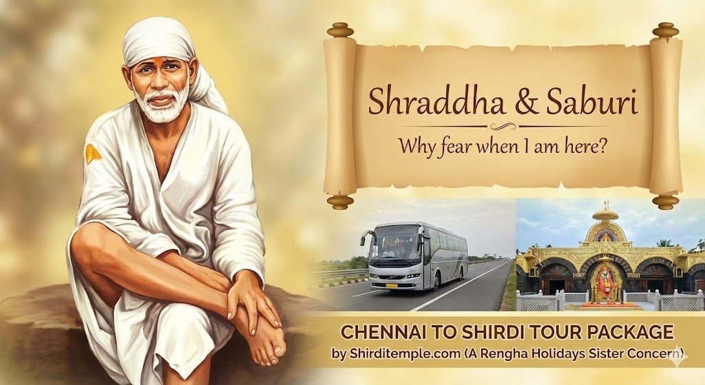 Karaikudi to Shirdi Flight Package: Ultimate 1N/2D VIP Pilgrimage Itinerary