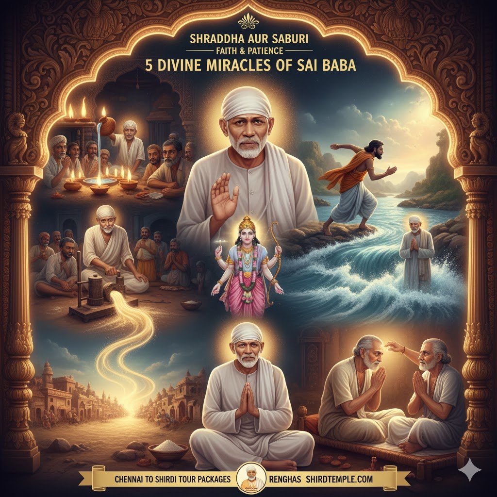 Unwavering Faith, Endless Patience: 5 Miracles of Sai Baba & Your Journey to Shirdi with Rengha Holidays