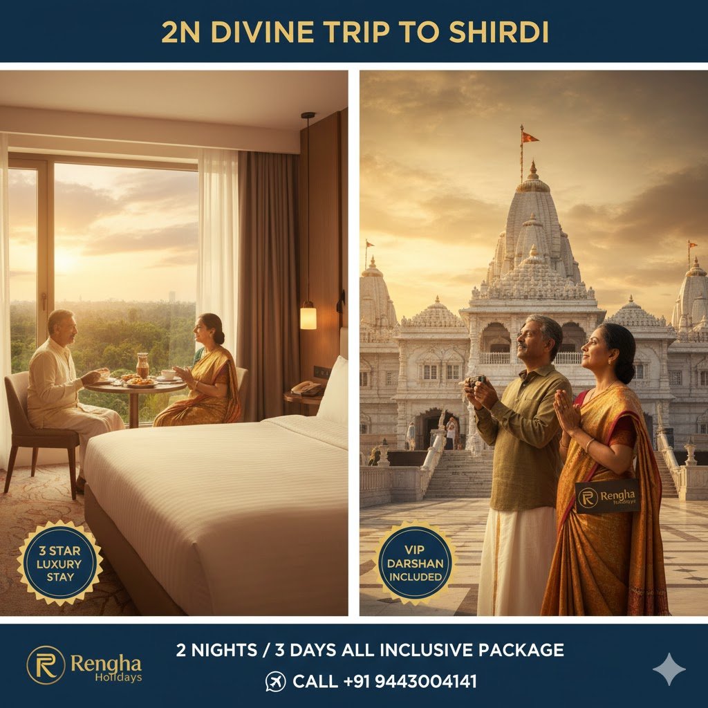 2 Nights Divine Trip to Shirdi – Luxury 3-Day Flight Package 2026 Edition