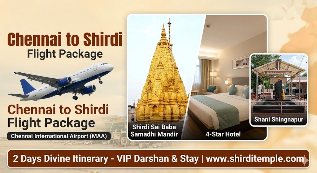 Chennai to Shirdi Flight Package: 2 Days Divine Itinerary