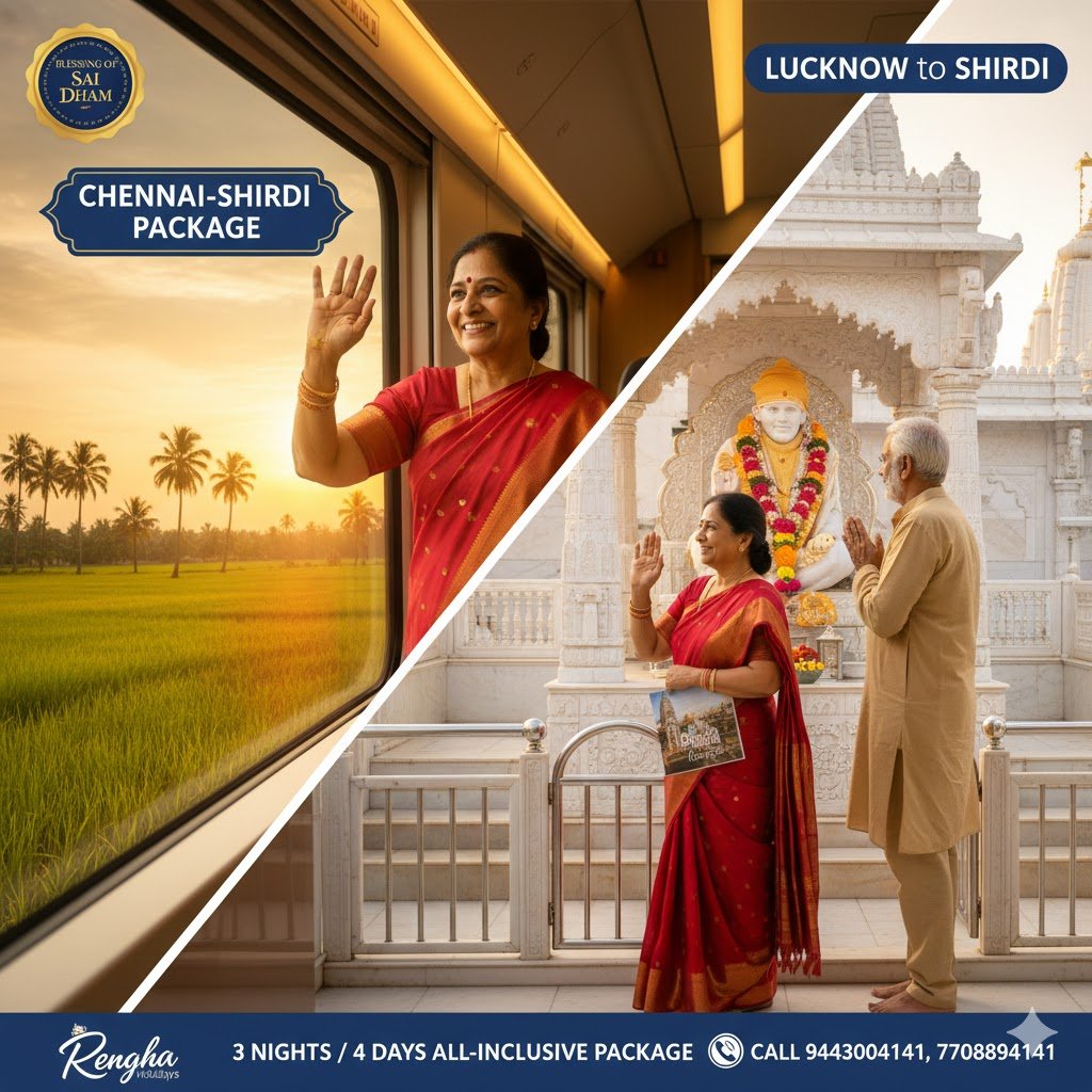 Shirdi Rail Tour Package from Bangalore – 3 Nights / 4 Days