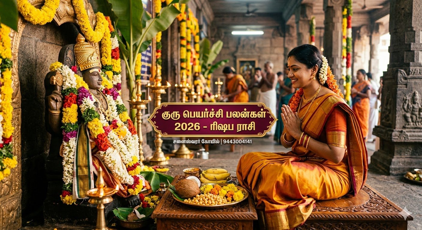 குரு பெயர்ச்சி பலன்கள் 2026 ரிஷப ராச அதிர்ஷ்டமும் அபரிமிதமான லாபமும்!