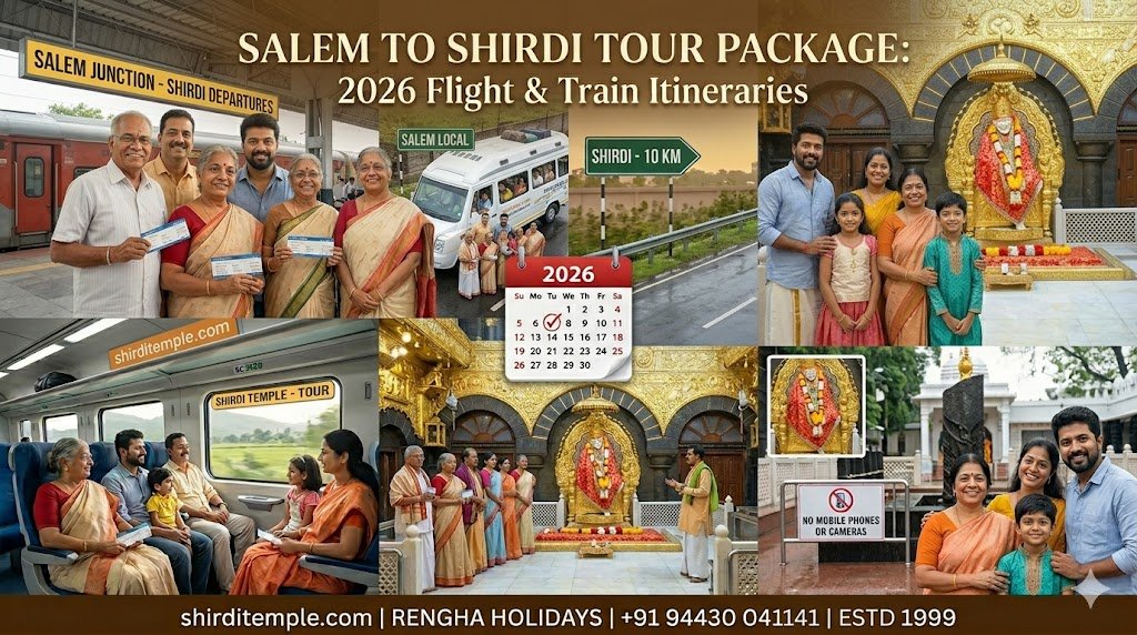 Salem to Shirdi Tour Package 2026 Flight Train Itineraries