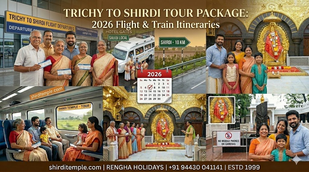 Trichy to Shirdi Tour Package 2026 Flight Train Itineraries