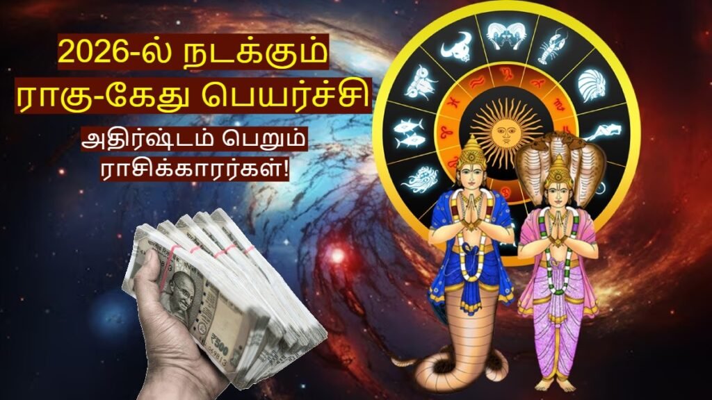 ராகு கேது பெயர்ச்சி 2026 | 12 ராசி பலன்கள் & பரிகாரம்